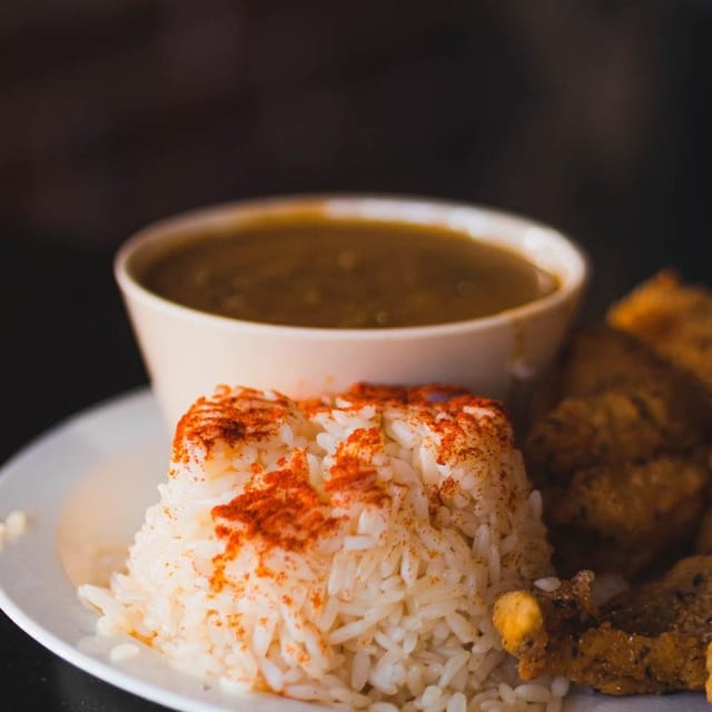 Fried Catfish with Choice of Side.
