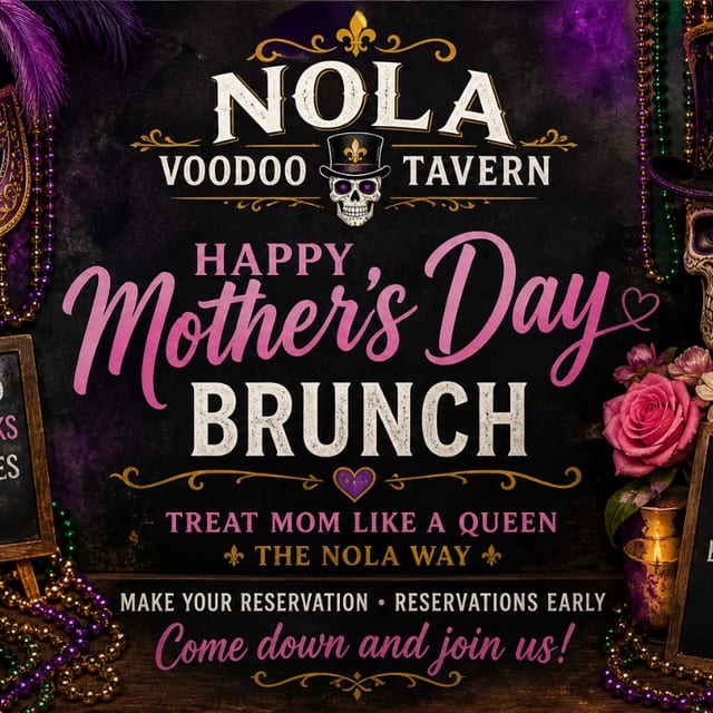 Mother’s Day Special Sunday May 10,2026 - 11AM- 2PM